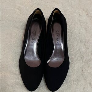 Elegant Black Flats by Giorgio Armani